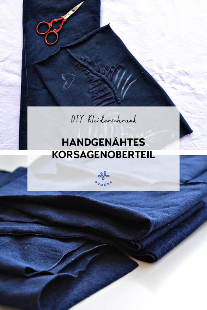 handgenähtes Korsagenoberteil - DIY Kleiderschrank