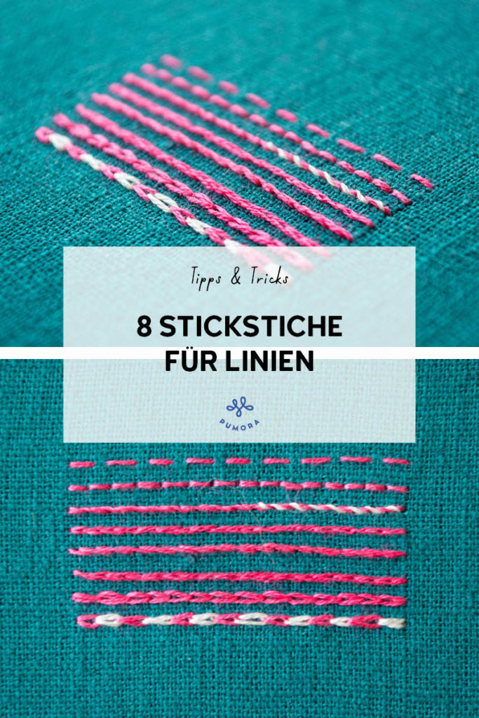 8 Stickstiche Fur Linien Pumora