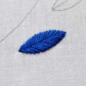 Grätenstich sticken lernen mit Video Tutorial