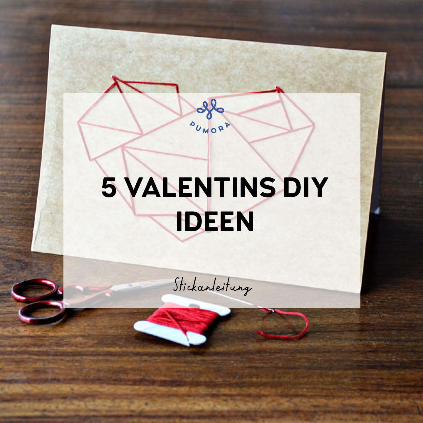 5 Valentinstag DIY Ideen zum Sticken