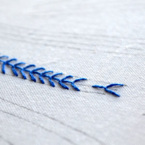 Fliegenstich Sticktutorial