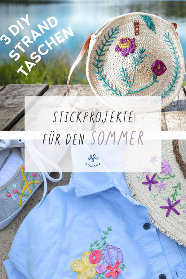 kostenlose Sommer Stickprojekte