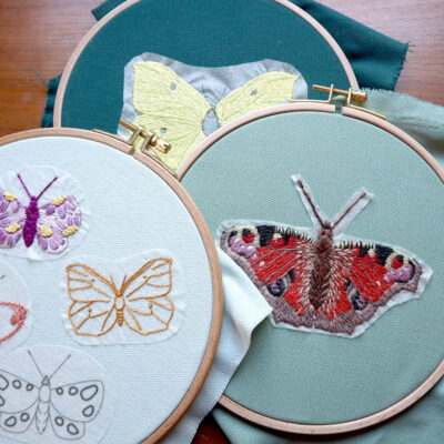 großes Schmetterling Set